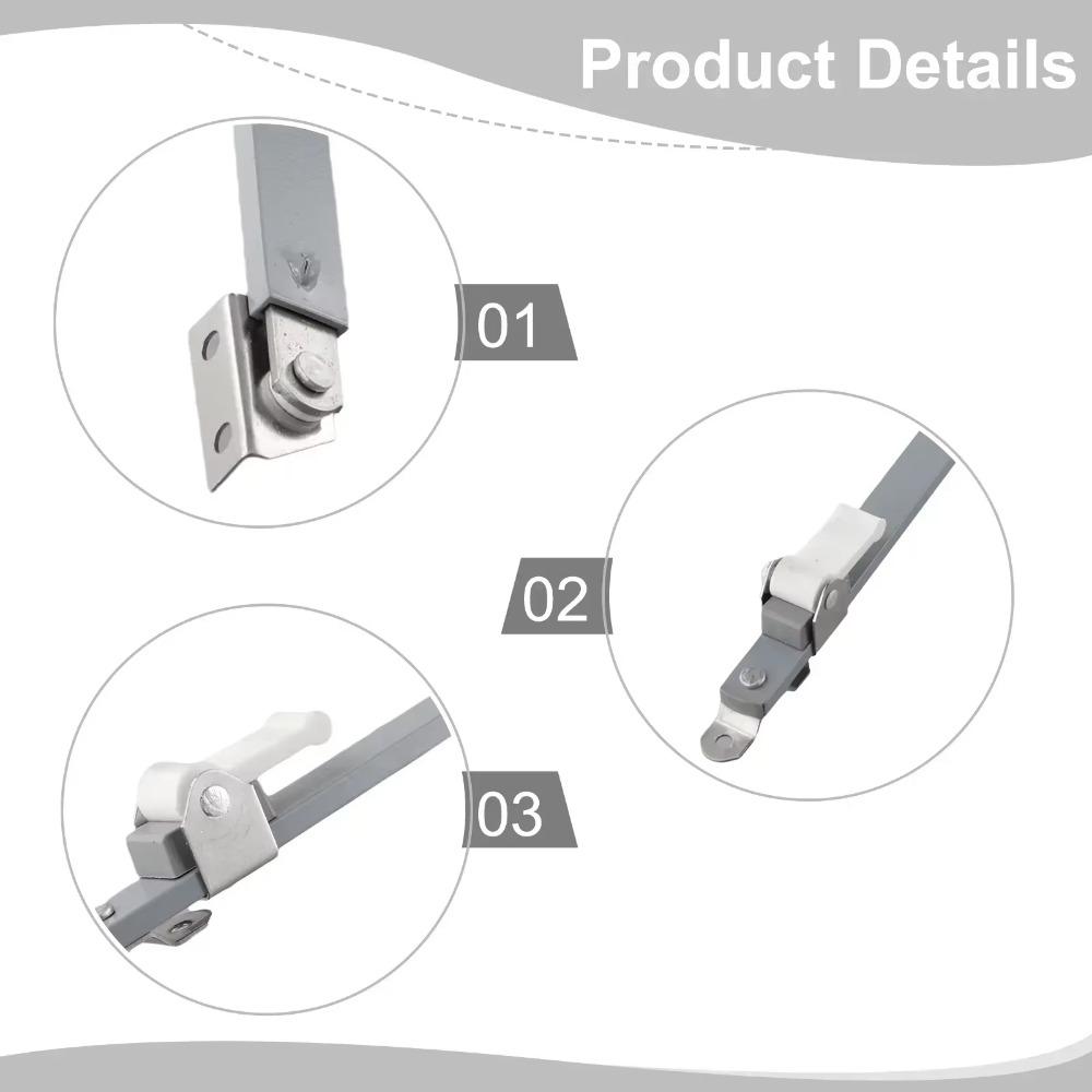 Telescopic Window Restrictor Gusset Fixed Window Limiter Wind Brace Stopper  for Doors/Windows