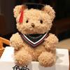 Doctor Graduation Teddy Bear Plush Toy with Hat, Customizable Logo