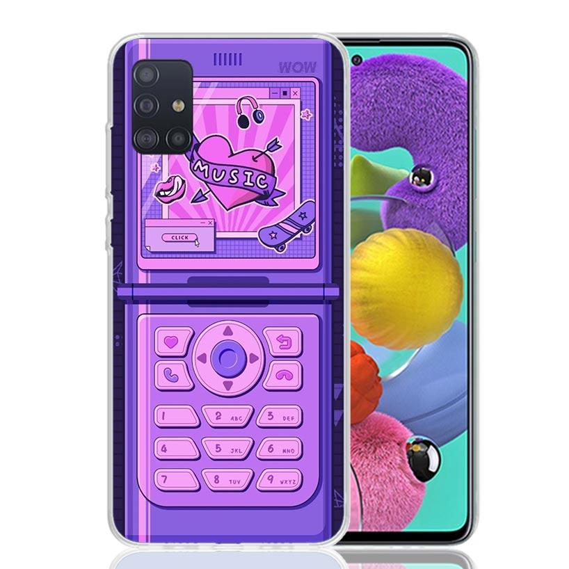 

Cartoon Cute Girls Phone Back Phone Case for Samsung Galaxy A52 A51 A50S A12 A22 A32 A72 A10S A30S A31 A71 Note 20 Ultra 10 Plus Samsung A22 5G