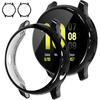 [2Pack] Tensea Compatible with Samsung Galaxy Watch Active 2 Screen Protector Case 44mm, Bumper Full Around Cover for Samsung Galaxy Watch Active2 44