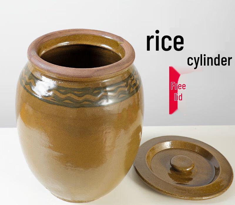 Ceramic Food Storage Jar with Lid