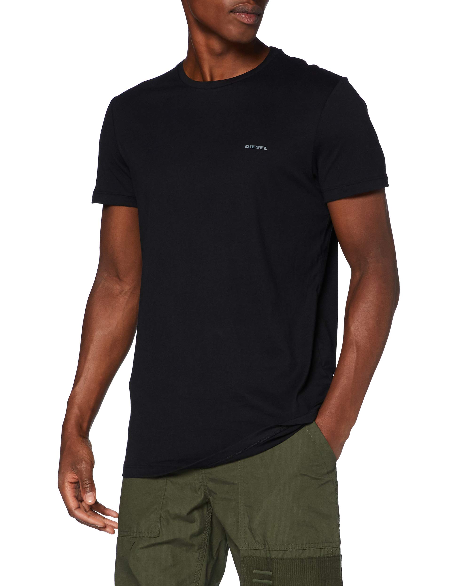 

Diesel Men s Jake Crew Neck T-Shirt, 3-Pack, Essential, US Size: Medium, Color: Black