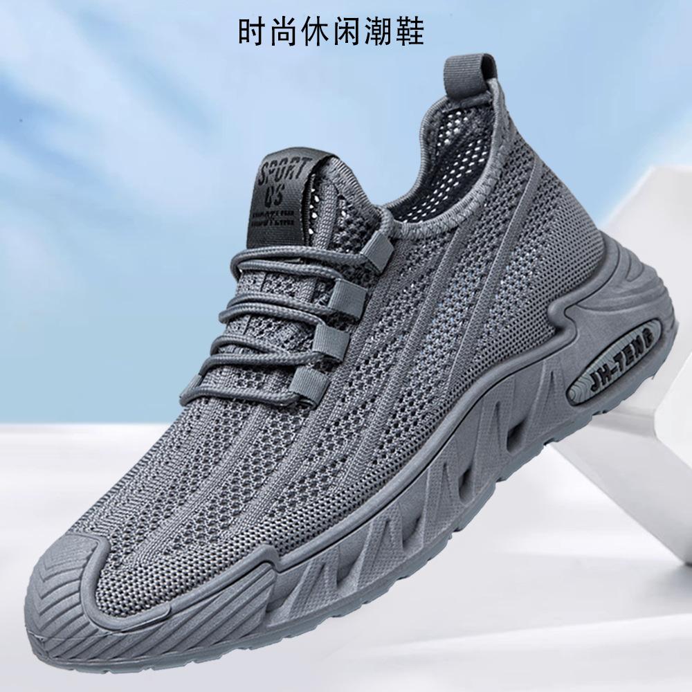 New summer new breathable mesh soft sole sports running shoes hollow thin mesh casual shoes