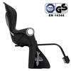 Siège vélo arrière enfant 22 kg, insert doux, fixation cadre ou porte-bagages - Campela (CA0060GRY)
