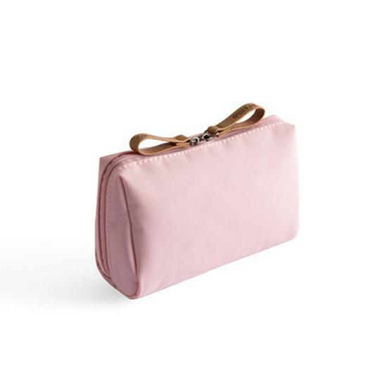 Korean Style Travel Makeup Clutch - Compact, Elegant Mini Cosmetics Bag