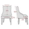 Thickened Jacquard Non-slip Chair and Table Cover for Home, Hotel, or Restaurant Dining.