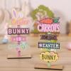Natural Wood Easters Decoration Bookshelf Display Ornament Easters Charm Decors Suitable for Living Room Dining Table