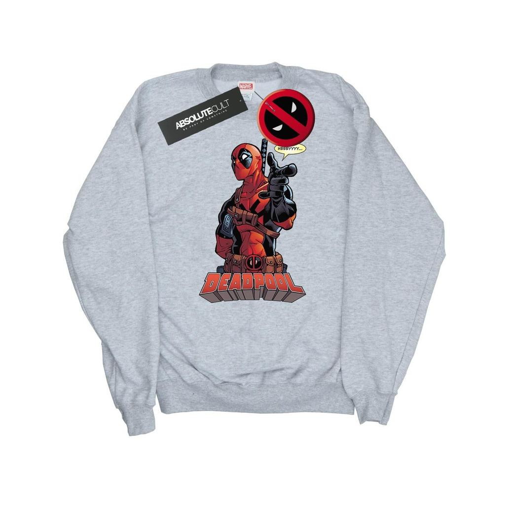 Deadpool Mens Hey You Cotton Sweatshirt