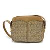 CELINE CMacadam crossbody bag Shoulder Bag PVC/Leather Beige/GoldHardware
