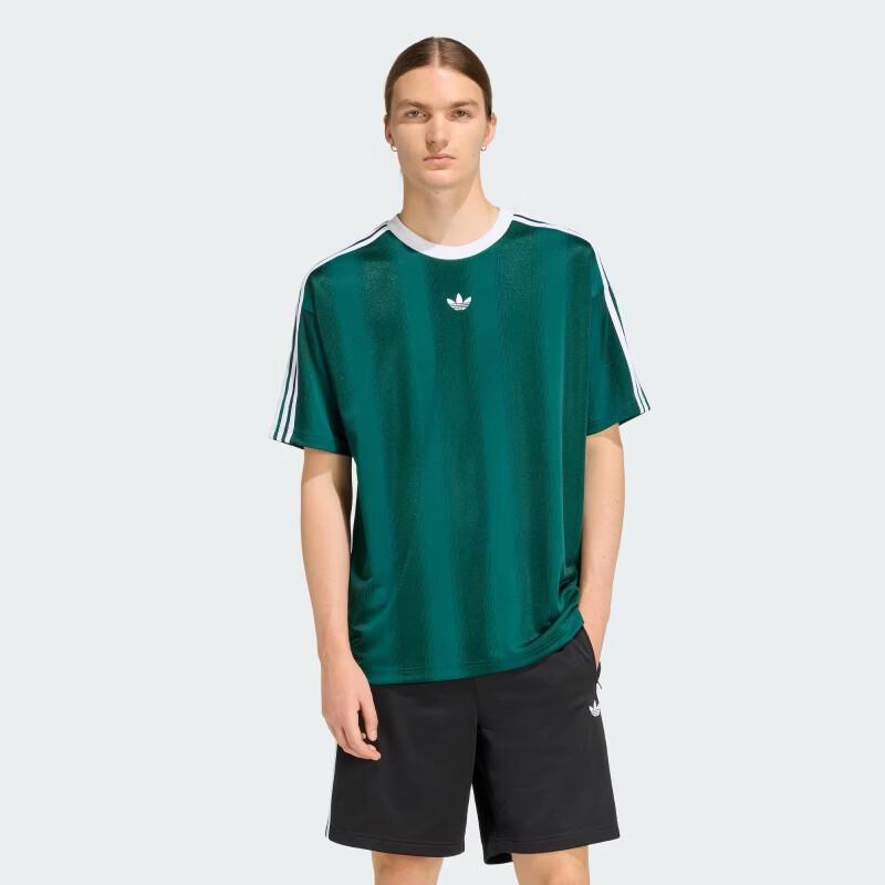 Adidas Originals Men s Jacquard Jersey Short Sleeve Top KD5834 XL