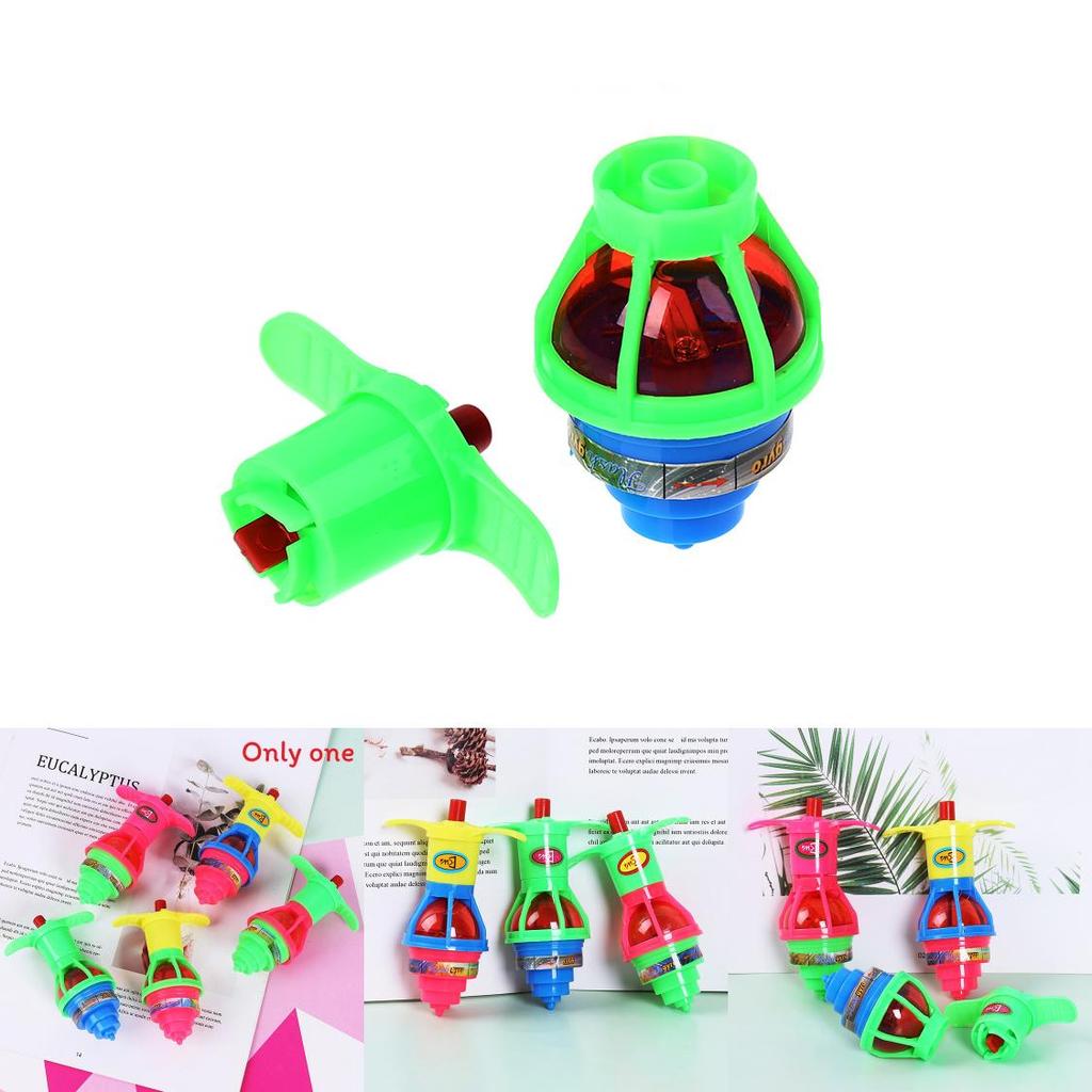 Creative Childrens Light Up Spinning Gyroscope With Launching Launcher For Kids Party Rewards