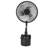 Car Fan Powerful Low Noise 3 Speeds Adjustable Portable USB Powered Fan with Gooseneck for Car Trucks RVs Bus