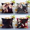 K-Kaguya Sama Love Is War Cushion Cover Washable Linen Pillowcase Soft For Sofa Bed Cozy Home Room Decor