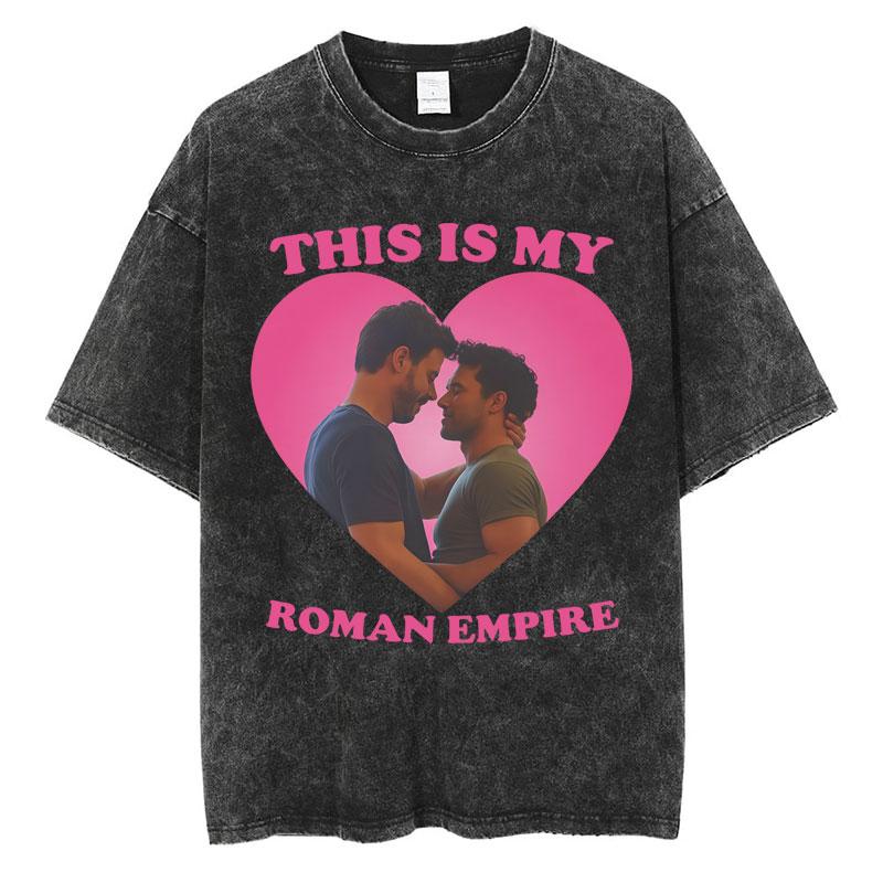 Heated Rivalry Shane Hollander Ilya Rozanov Hollanov Washed T Shirt Vintage Fashion Men Tshirts Cotton Loose Casual Tee Shirt