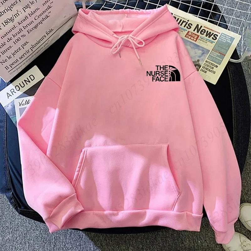 Coquette Nurse Stethoscope Bow Pink Hoodies Sweatshirt Gift for Nurse Bow Oversize Hoodie Nurs Pink Bow Hooded Hoodies for Women