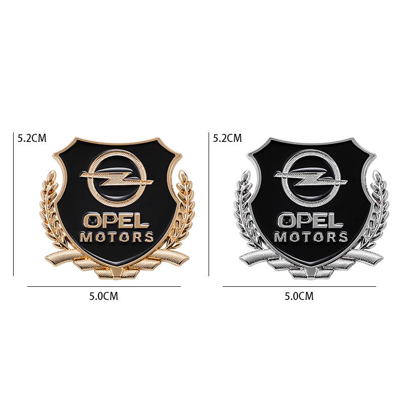 2 Bucăți Autocolant Metalic cu Logo Auto Accesorii Embleme Geam Portbagaj Pentru Opel Astra Grandland Corsa Mokka Frontera Insignia Zafira Vivaro