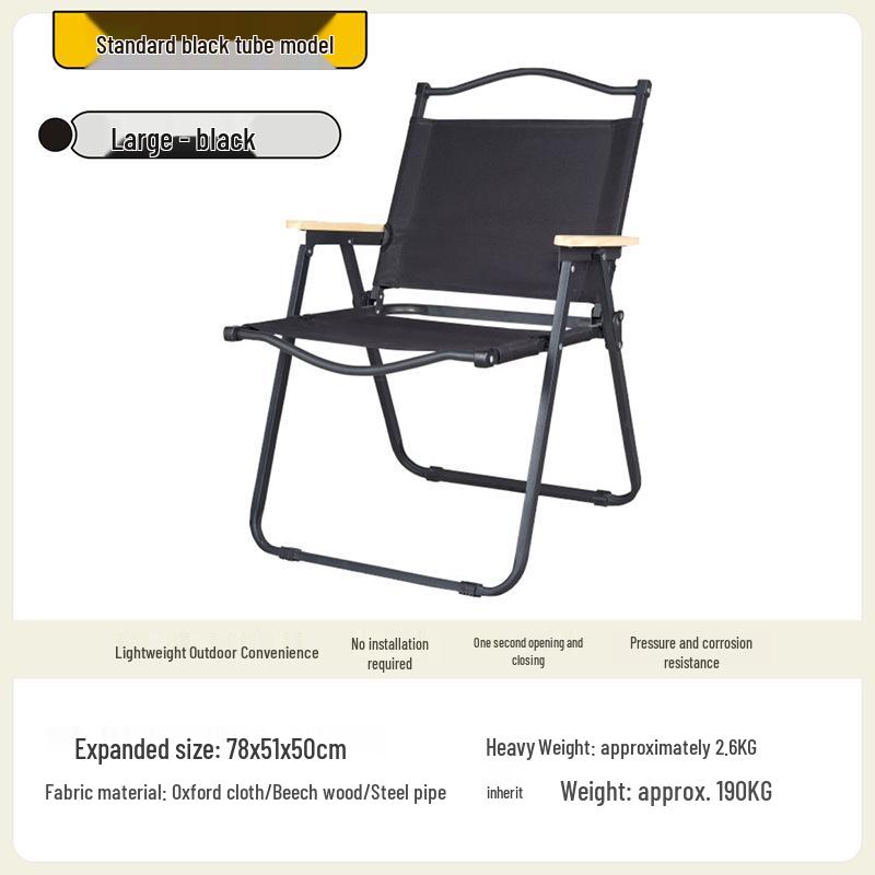 Ultralight Aluminum Folding Kermit Chair with Table for Outdoor Camping and Leisure Travel