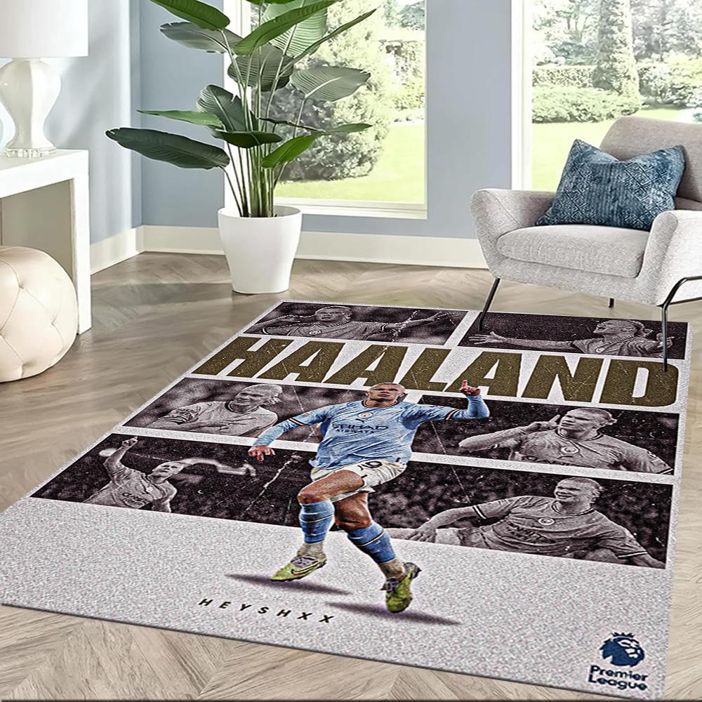 Manchester City Floor Rug Office Rug Perfect For Game Room Playrooms Outdoor Entryway Antislip Carpet Office Home Decor