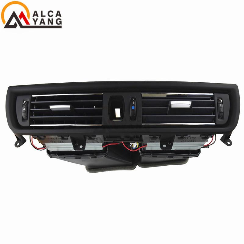 Malcayang For BMW 5 Series F10 F18 Front Console Dash Air Conditioner AC Vent Assembly