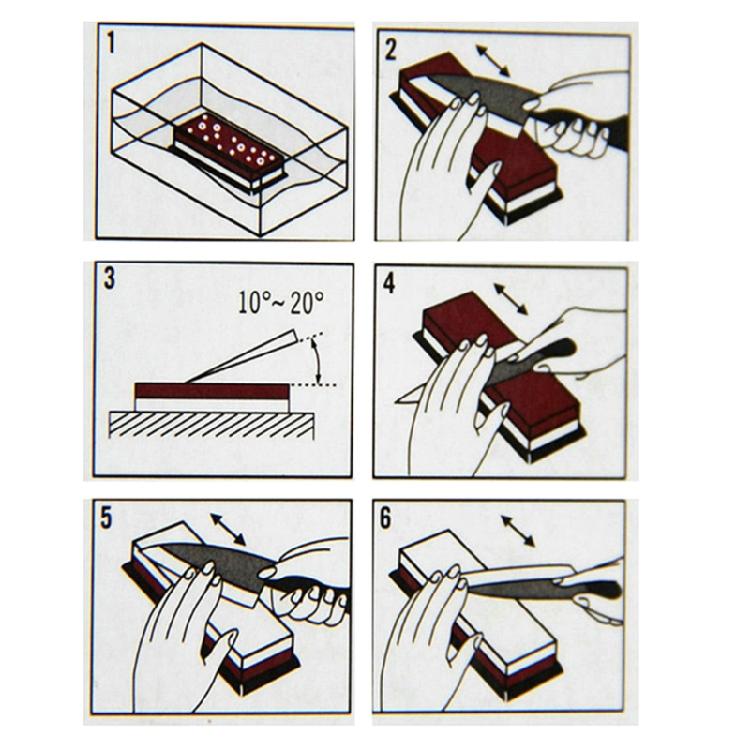 10000# Double Side Knife Sharpening Tool 2-in-1 Sharpening Stone Durable Tool