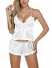 Erotic Underwear, European and American Erotic Suits, Suspender Pajamas Shorts, Nightgowns, Sexy Lace Temptation