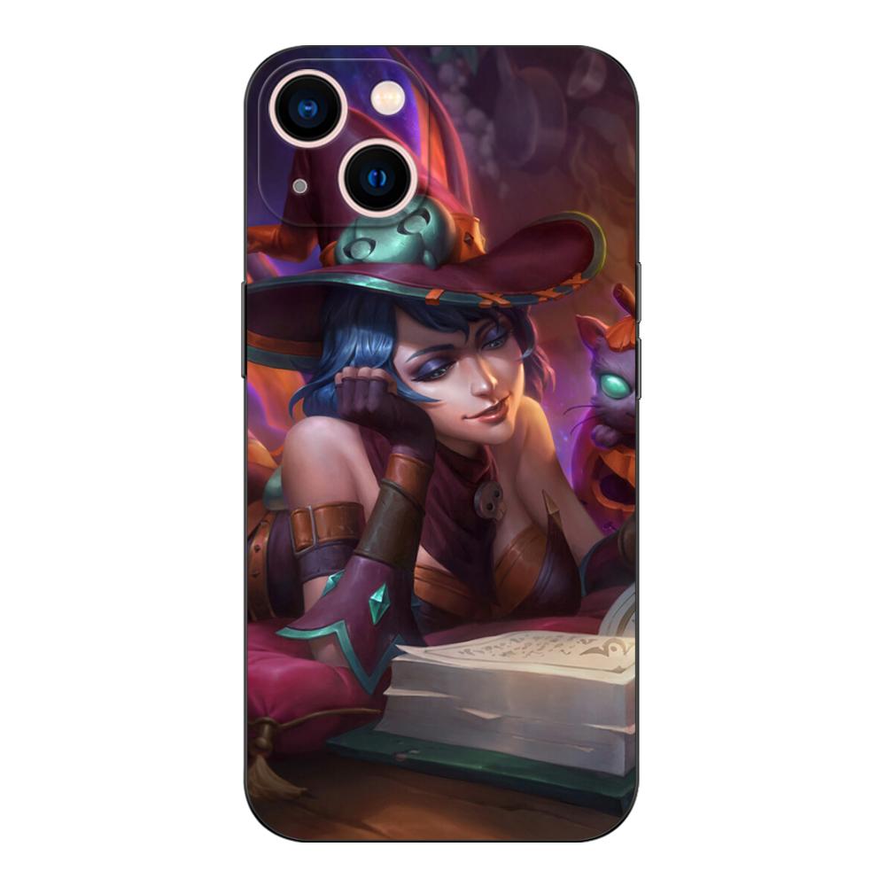 Black Tpu Case for Iphone 5 5s Se 2020 6 6s 7 8 Plus X 10 XR XS 11 12 13 Mini Pro MAX Back Cover SMITES GameS