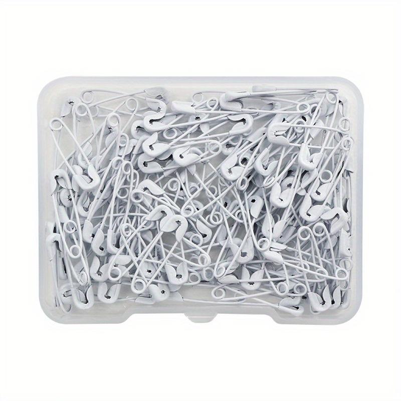120Pcs Safety Pins Colored Metal Safety Pins with Storage Box Small Safety Pins for Clothes DIY Crafts Pins Sewing Accessories