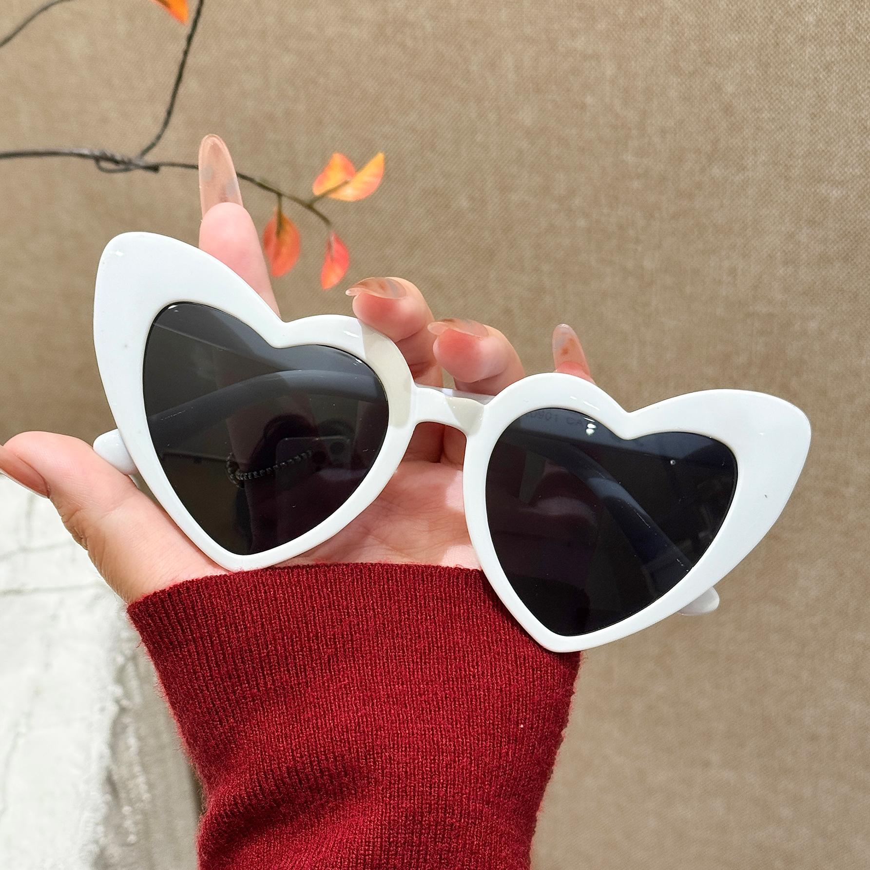 

1Pc Retro Style Sunglasses for Women, Fashionable Large Face Thin Glasses for Summer Travel Sun Protection