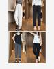 Women's Ice Silk Harem Pants: Summer 2025 High-Waist, Petite, Nine-Point, Casual Cigarette Style