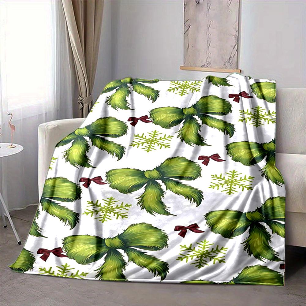 1Pc Santa Claus Chimney Blanket Soft And Comfortable Casual Warm Camping Travel Christmas Halloween Gift M9178