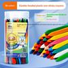 Oil Pastels Art Drawing Stationery Oil Painting Drawing Sticks Colored Crayons Dual Head Triangle Crayons 12-36 Colors Safe Kids