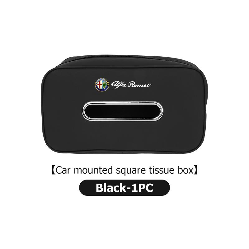 

Car Stickers For Alfa Romeo Car Center Console Armrest Box Tissue Box Paper Towel Storage Bag For Alfa Romeo Giulia 147 Mito 156