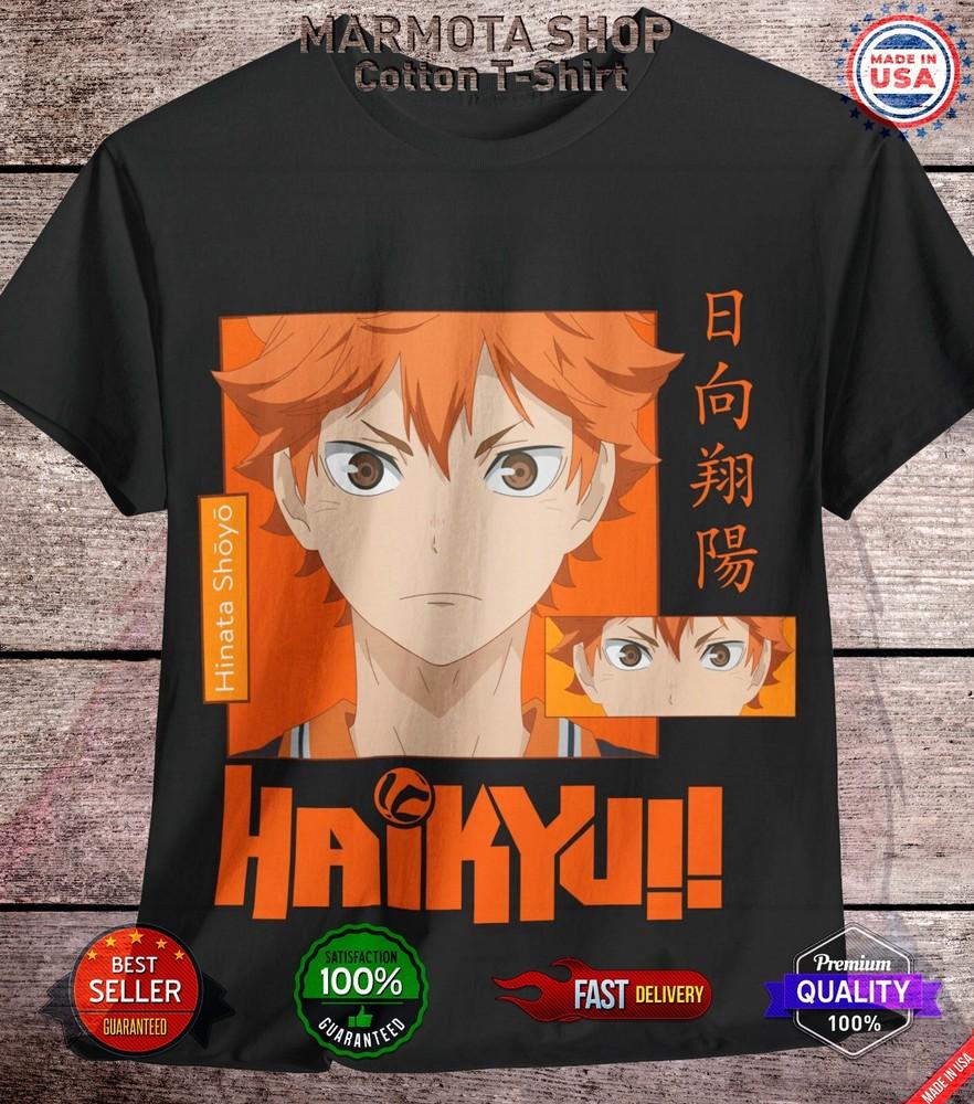 

Hinata Shoyo Haikyuu Tobio Kageyama Shirt Anime Japanese Tee T-Shirt Volleyball 3XL