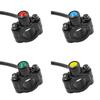 22cm 7/8" Motorcycle Switch Handlebar Mount Horn Headlight Strobe Momentary Switch Button Aluminum Alloy Interruptor Moto
