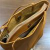 Johnature Retro Genuine Leather Tote Bag Versatile Commuting Solid Color Soft Leather Women's Shoulder Bag
