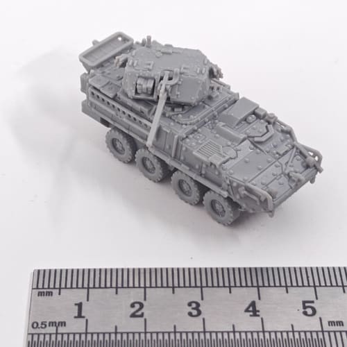5pcs 1/144 Scale Military Model Stryker M1296 Dragoon IFV Unpainted 3D Resin Model for Collector