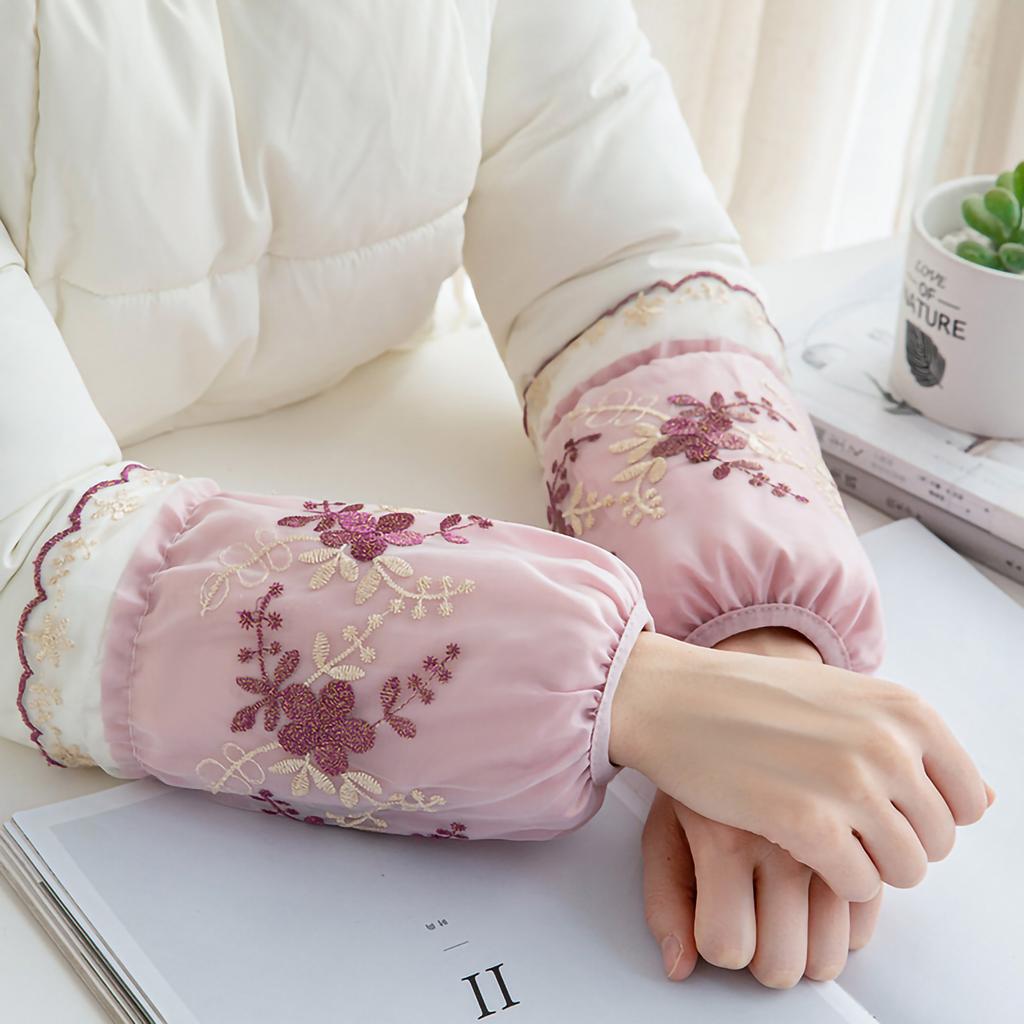 Kitchen Sleeve Lace Dustproof Oversleeve Clothing  Sleeve  Kitchen Sleeve for Outdoor Lace Oversleeve Oversleeve
