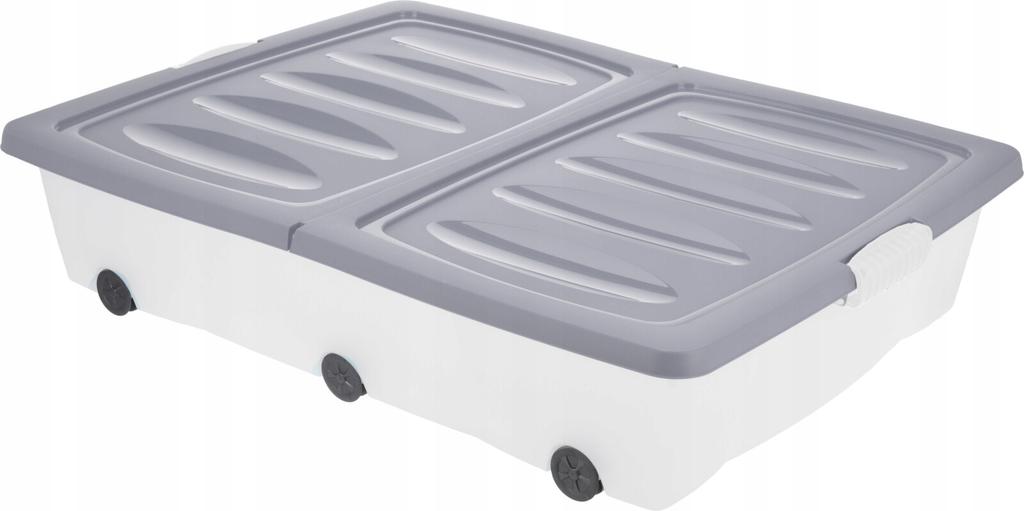 Storage Box On Wheels 80 X 60 X 17 Cm