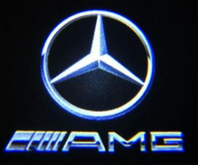 LED Welcome Lights for Mercedes C-Class W203, CLK, SLK, SLR Models - Door Projector Lights