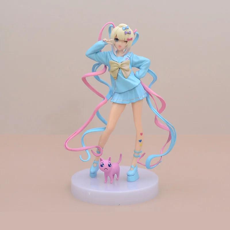 20CM Anime Super Sky Sauce Cute and Sweet Cartoon Character Model Ornament Action Doll Handmade Desktop Decoration New Year Gift