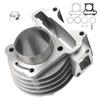 Engine Cylinder Rebuild Kit WPiston Ring Pin Gasket Moped Scooter Fit for GY6 80CC