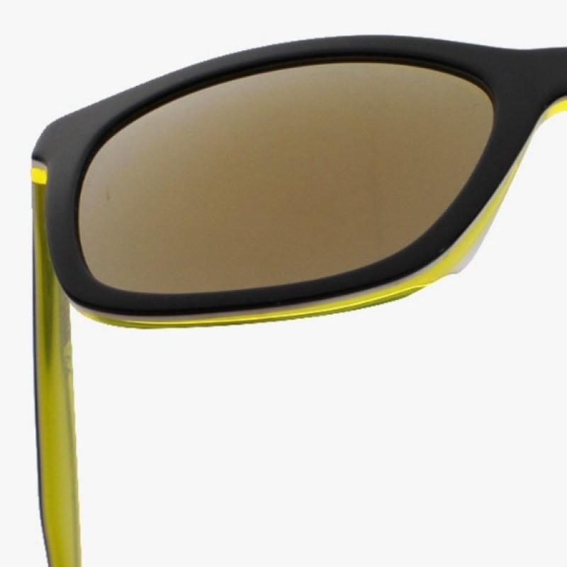 Puma Pu0088sk 001 Square Horn Rimmed Over Asian Fit Mirror Sunglasses