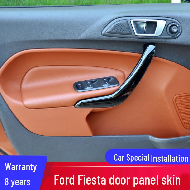 Ford Fiesta (09-14) Leather Door Panel & Armrest Cover for Interior Upgrade