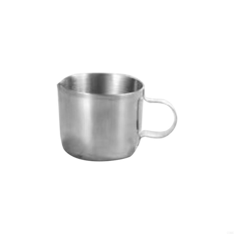 Stainless Steel Espressos Frothing Cup Milk Frother Pitcher Milk Frothing Jugs Latte Pitcher for Home Kitchens and Cafes