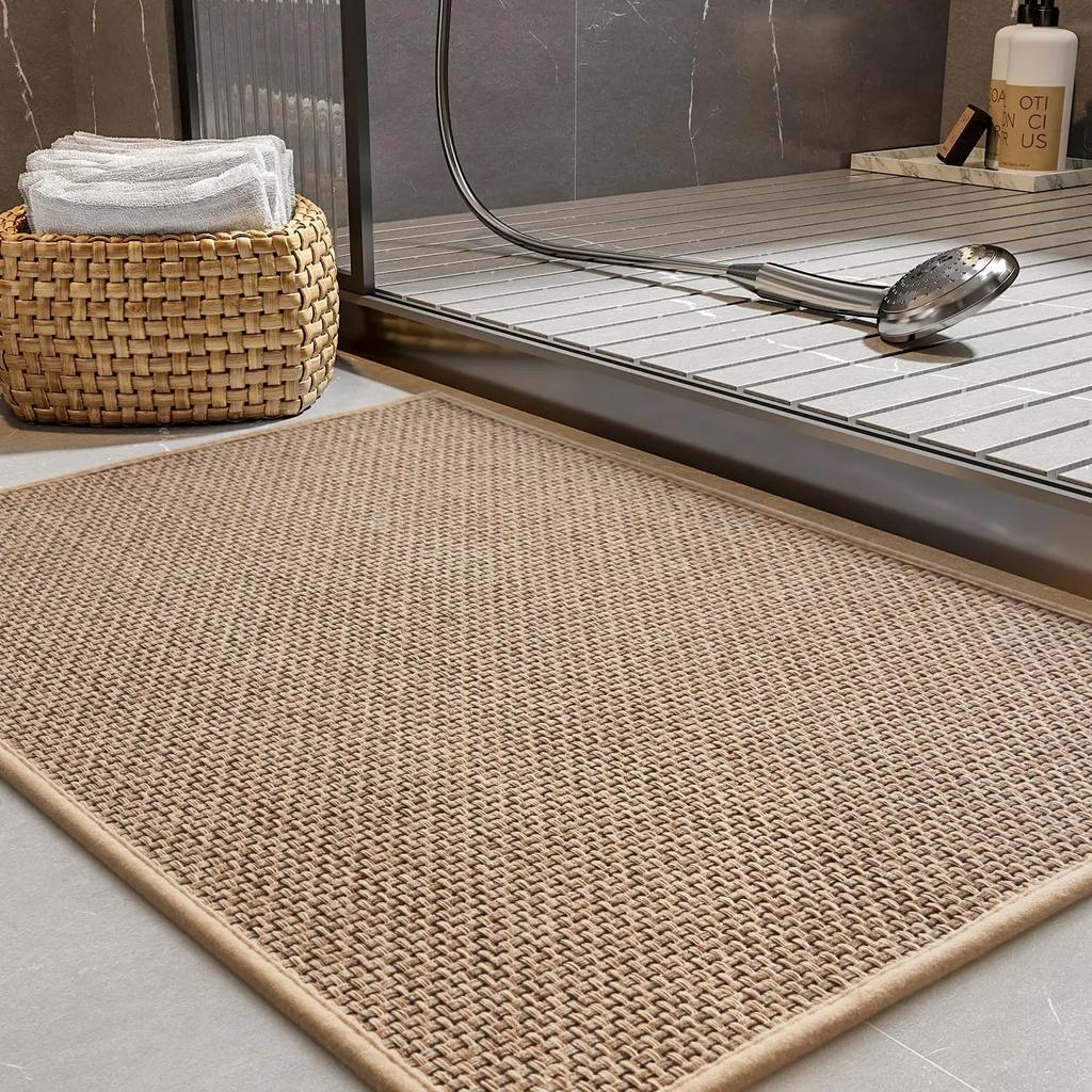 Soft Bathroom Floor Mats Non-slip Woven Foot Mats Washable Quick Drying Absorbent Carpets for Bathroom Floors Home Decor