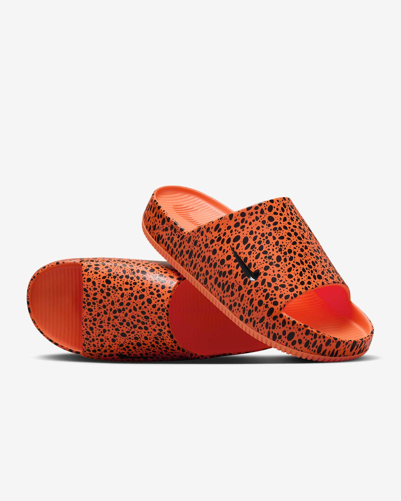 HF1067-800 Nike Calm Slide Safari Print NS Orange (Men s) 8