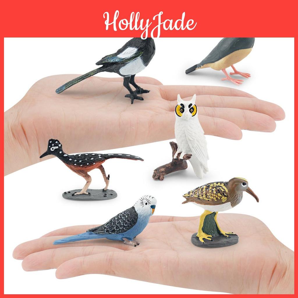 Pvc Bird Animal Decor Collection With Magpie Parrots And Owl For Garden Landscaping And Interior Decor