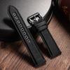 Sailcloth Watch Strap Matte Buckle Bracelet 22mm for Seiko Business Nylon Leather Waterproof Belt Men Women Quick Release Bands
