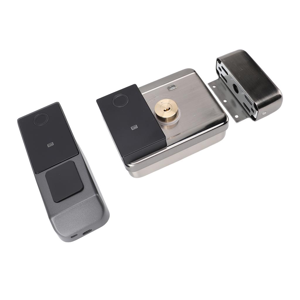 Intelock Wodoodporny Bezpieczny Zamek Elektroniczny do Drzwi z Odciskiem Palca i Hasłem z Pilotem dla