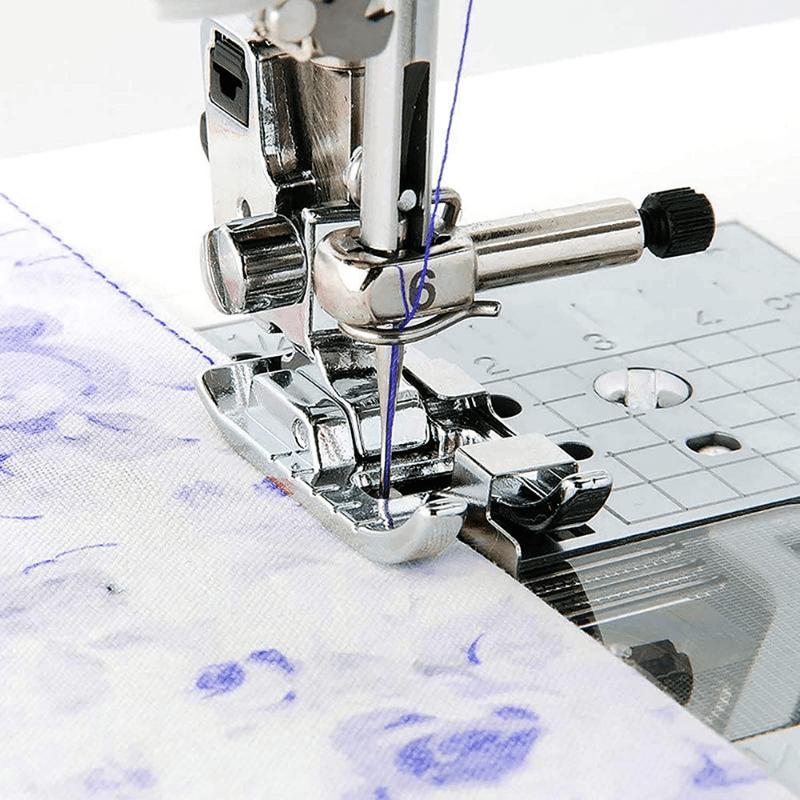 3pcs 1/4 Inch Quilting Patchwork Presser Foot, Stitch In Ditch Foot and Non-Stick Zigzag Foot For Brother Singer Sewing